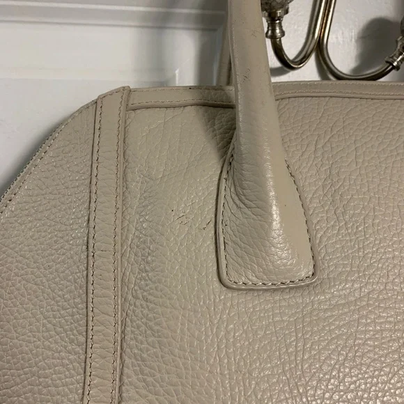 Furla Cream Ivory White Pebble Leather Crossbody, Handbag, Satchel - Picture 4 of 12